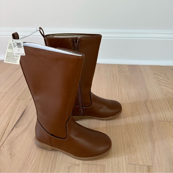 Old Navy Faux-Leather Tall Riding Boots Size 13 - Picture 4 of 8